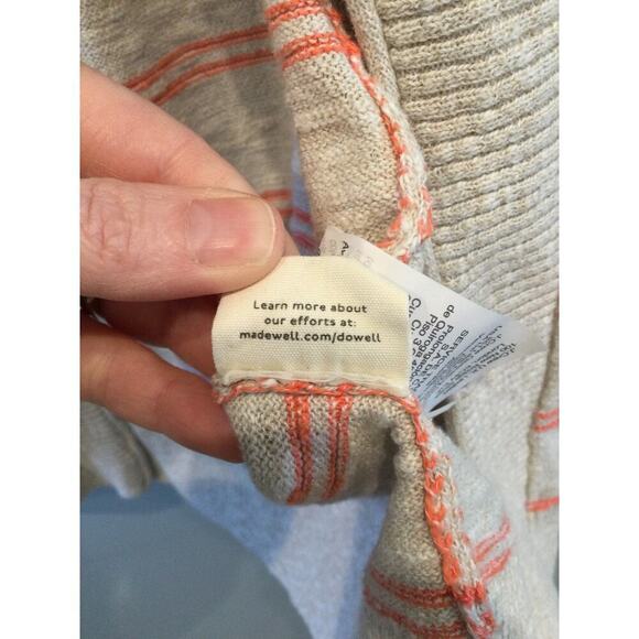 Madewell Womens Open Cardigan Sweater Size Small Open Stripe Preppy Casual Fall - Picture 11 of 11